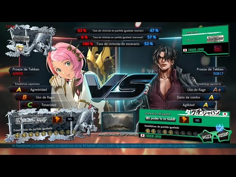 123_4 Alisa (Anakin x24) Vs (KURISU-SAN) Jin Kazama - Tekken 7 ( Uchiha x24 ) Online sin Grafica