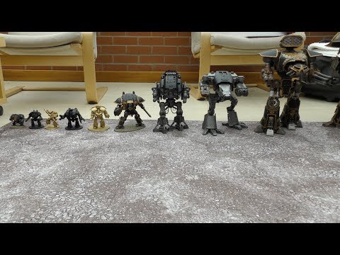 TITANS! - Custodes Telemon Dreadnought - Walker Size Comparison