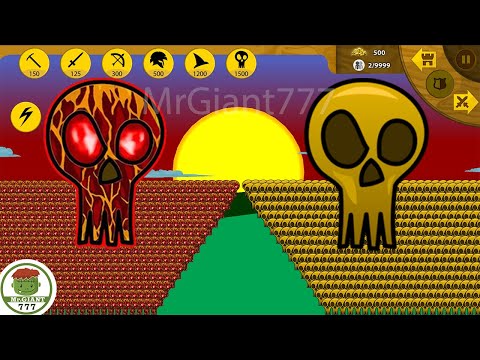 WAR OF GIANT GRIFFON LAVA VS ARMY GIANT GRIFFON WITH FINAL BOSS | Stick War Legacy Mod | MrGiant777