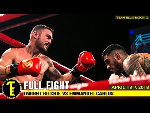 RITCHIE AND CARLOS GO TO WAR! Dwight Ritchie vs Emmanuel Carlos -  FULL FIGHT