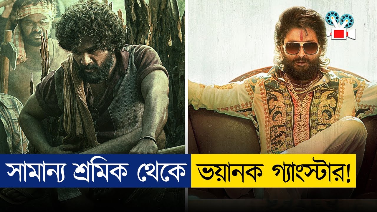 সাধারণ শ্রমিক থেকে গ্যাংস্টার | Move Explained In Bangla | Pushpa | Bollywood | Action | Drama