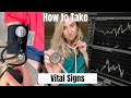 How to Take Vital Signs in Nursing School