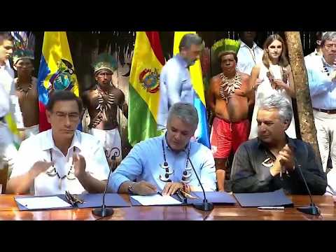 ‘Pacto por el Amazonas’ fue firmado por siete países en Leticia