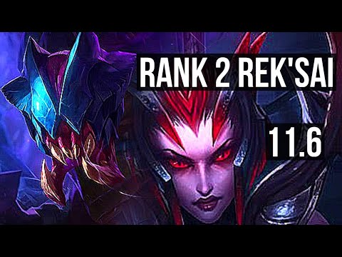 REK'SAI vs ELISE (JUNGLE) | Rank 2 Rek'Sai, 9/2/7, Dominating, Rank 27 | BR Challenger | v11.6