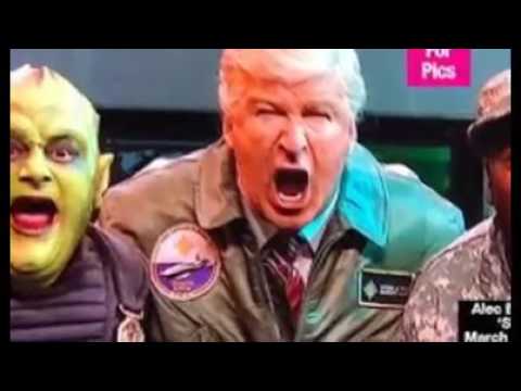 Alien Attack Cold Open SNL,Did SNL, Alec Baldwin Just Predict and Alien Invasion? Alien At