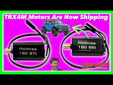 NEW TRX4M Motors are online ready to ship! || Holmes Hobbies || Traxxas 1/18th scale motors
