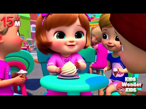 Ice Cream Fun Under the Sun! Kids Song | Yummy Flavors & Summer Treats! | Rhymes Compilation
