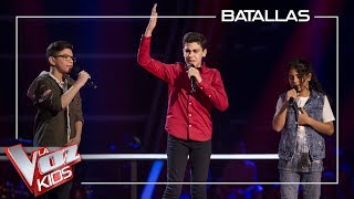 Hugo, Juan Miguel y Salva cantan &#39;Amiga mía&#39; | Batallas | La Voz Kids Antena 3 2019