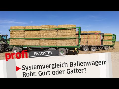 Systemvergleich Ballenwagen: Rohr, Gurt oder Gatter? | profi #Praxistest