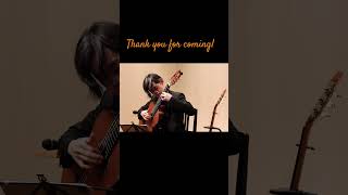 リサイタル終演しました。ご来場いただいた皆様に心から感謝いたします。 #shorts #guitar #classicalmusic #shorts #concert #ギター