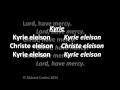 Kyrie Eleison Mass of God's Mercy Kyrie (Lord Have Mercy)