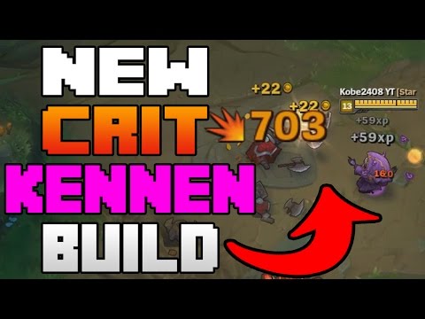 NEW CRIT KENNEN BUILD | Better than On Hit Kennen | League of Legends 7.9 | ADC Kennen