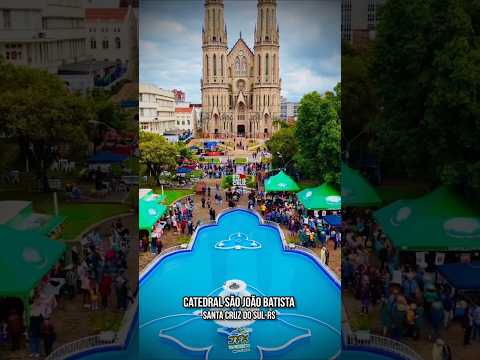 CATEDRAL SÃO JOÃO BATISTA em Santa Cruz do Sul-RS #santacruzdosul #rs287 #catedralsaojoaobatista