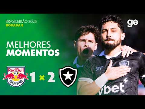 Gols e lances de Red Bull Bragantino x Botafogo