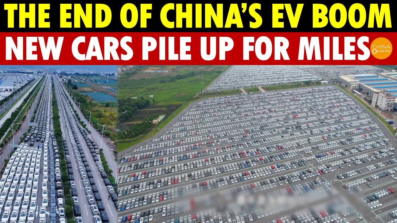 China’s EV Doom! 90% of Car Makers Shut Down, New Cars Pile Up, 18 Months at Ports!