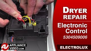 Electrolux Dryer Not Starting - Electronic Control Repair and Diagnostic
