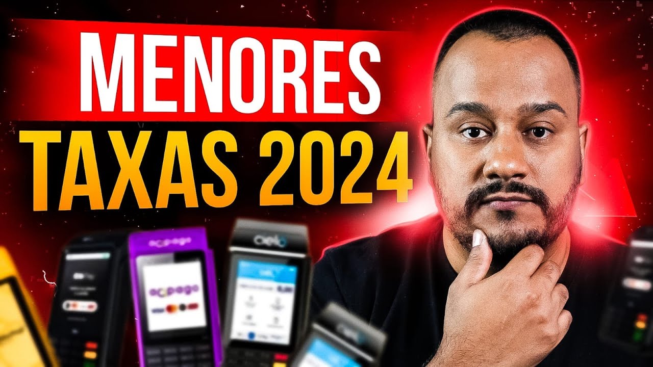 Qual é a MELHOR MÁQUINA de CARTÃO com a MENOR TAXA em 2024? [TOP 6 ATUALIZADO]