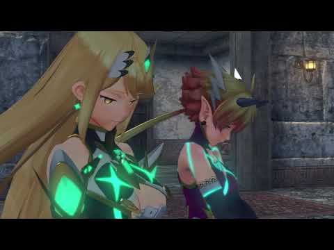 Xenoblade 2 Blade Quest Cutscene 142 - The Time Is Now! (Normal Rex Cloudy Pandoria) (Kora)