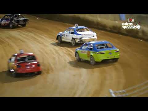 Oct 15th SSSh3 at TWW Cairns Speedway - Super Street Sedans heat 3