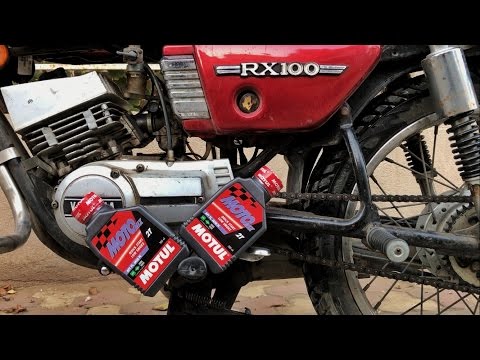Motorcycle engine oil change