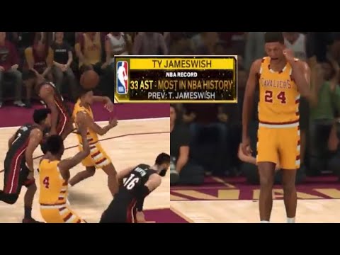 NBA 2K23 My Career The Broke Assist Record against Miami Heat EP 14