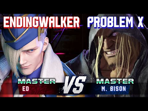 SF6 ▰ ENDINGWALKER (Ed) vs PROBLEM X (M.Bison) ▰ High Level Gameplay
