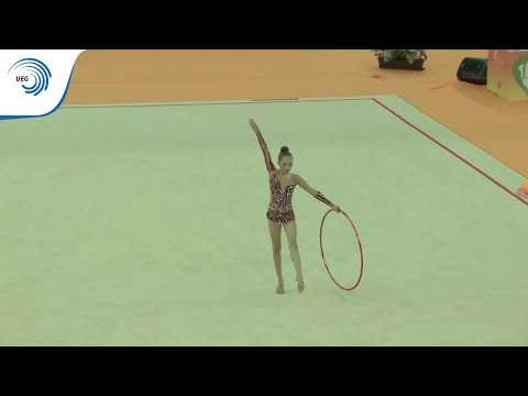 Laura ANITEI (ROU) - 2018 Rhythmic Europeans, junior hoop final