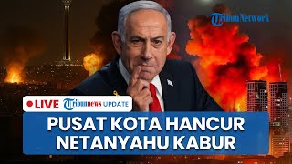 Dihujani Rudal oleh Iran, Netanyahu Kabur dari Israel Dikawal 2 Jet Tempur, Tel Aviv Kacau Balau