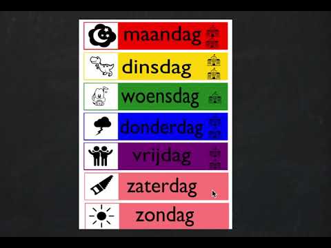 Dagen van de week liedje