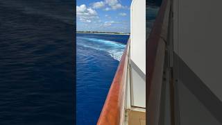 Carnival Paradise sailing away from Grand Cayman! #carnivalcruises #carnivalparadise #cruiseship