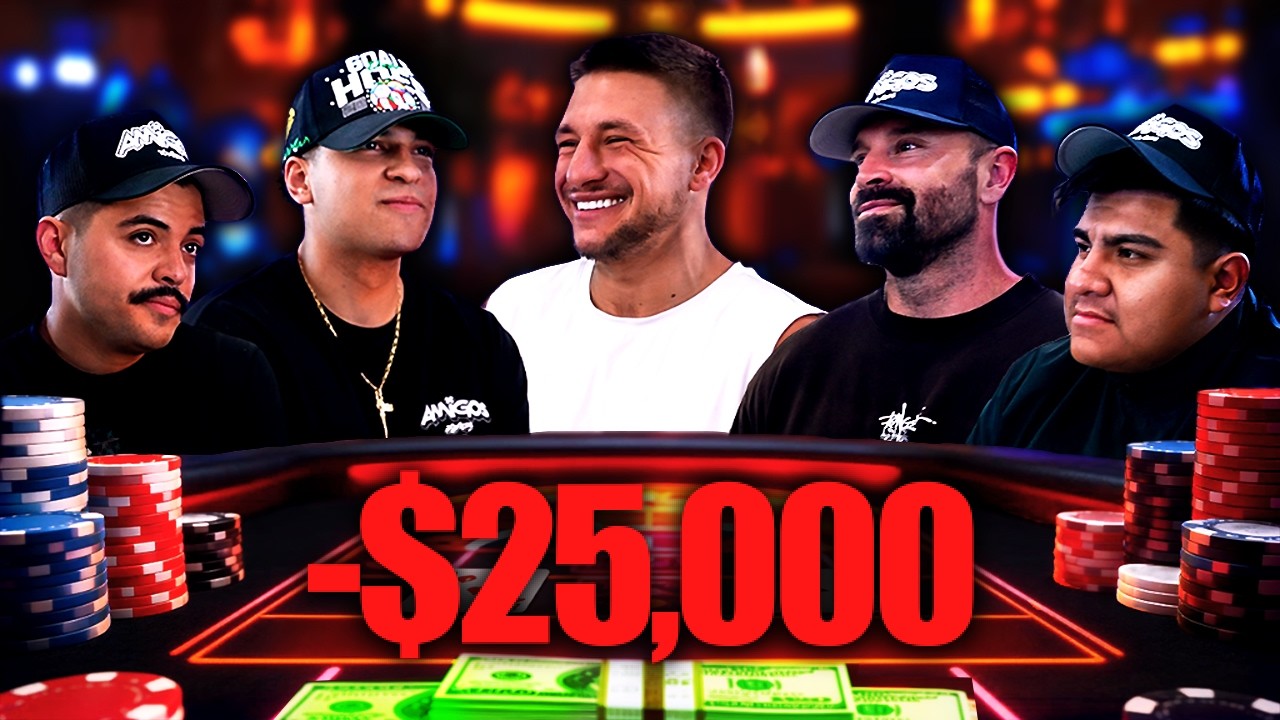 Loosing $25,000 On 1 Hand... w/ SteveWillDoIt & Chicos Toxicos