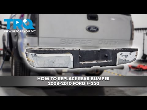 How to Replace Rear Bumper 2008-2010 Ford F-250
