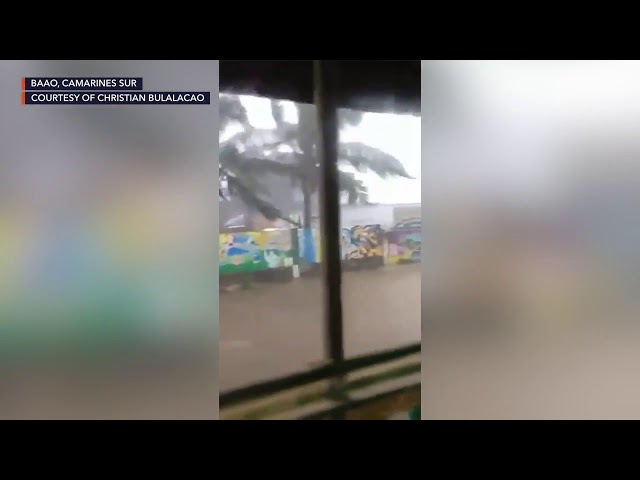 WATCH: After Super Typhoon Rolly, parts of Bicol flooded again due to Typhoon Ulysses