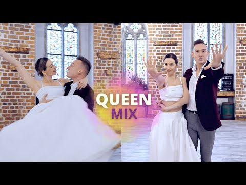 QUEEN Mash-Up 🔥 Wedding Dance MIX // One Year of Love + Don't Stop Me Now / Online Tutorial