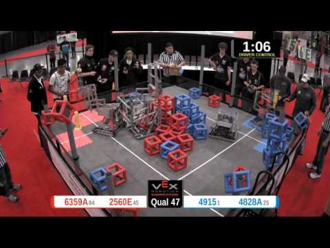 2015 VRC Sci Q47 - 6359A 2560E vs 4915 4828A - 26 to 60 - VEX Worlds 2015 - Science Division