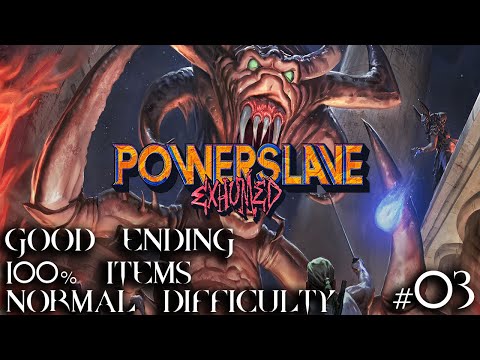 PowerSlave: Exhumed (PC) - Normal Difficulty Playthrough - 100% Items - Good Ending - 3 Of 3
