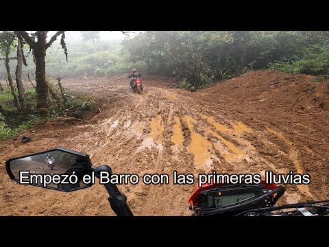 The Mud Has Started!!! Western Route with MUD! Costa Rica on a Motorcycle! CRF300L | The Rains Ha...