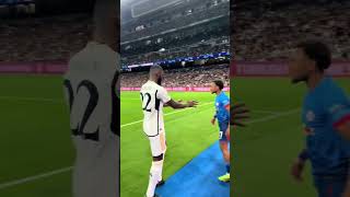 Download lagu RB Leipzig Openda vs Real Madrid Carvajal as Rudiger came to stop the fight in champions league mp3