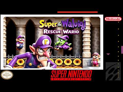 Super Waluigi: Rescue Wario | Super Mario World Romhack [SNES]