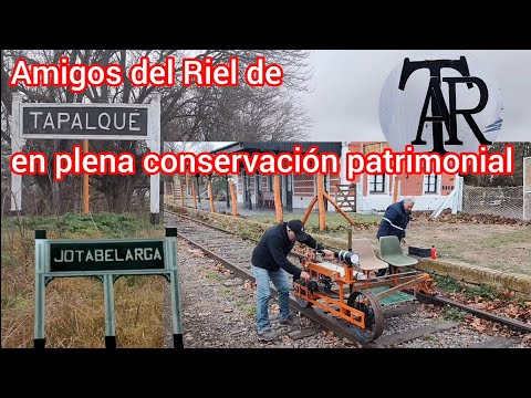 JORNADA de PATRULLAJE de VIAS de la ASOCIACIÓN AMIGOS del RIEL de TAPALQUÉ FERROCARRIL GENERAL ROCA
