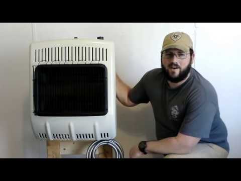 Portable Grid Down 20,000 BTU Mr Heater Setup