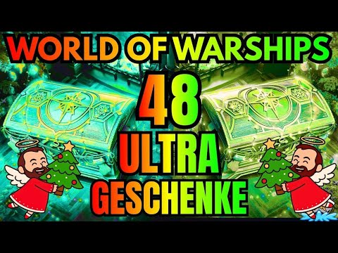 48x Geschenke! 😱 SCHIFFCHEN!!! 🎁 |⚓️ in World of Warships 🚢
