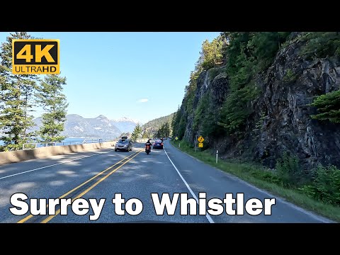 Epic Sea to Sky Highway Drive 🏔️ Surrey to Whistler | Canada’s Scenic Gem [4K]