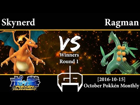 [2016-10-15] Pokkén - Skynerd (Charizard) vs Ragman (Sceptile) WR1