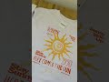 REMERA CROP ESTAMPADA HERE COMES THE SUN 1990