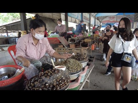 Visiting market food tour at Kandal Province mix (Countryside&City)