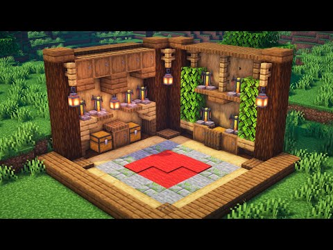 Small Simple And Beautiful Potion Making Room with Chests in Minecraft (Tutorial)
