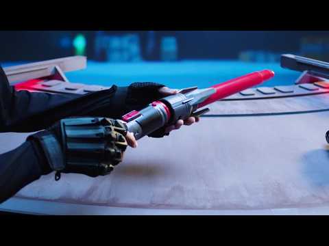 Star Wars Lightsaber Forge Darth Maul Extendable Red Lightsaber, Customizable Roleplay Toy for Kids Ages 4 and Up thumbnail
