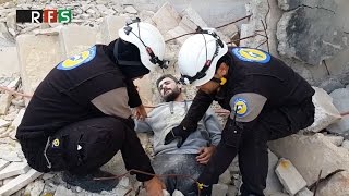 White Helmets' bizarre ‘mannequin challenge’ in Syrian warzone