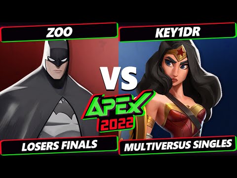 Apex 2022 Losers Finals - Zoo (Batman) Vs. Key1dr (Wonder Woman) Multiversus Tournament